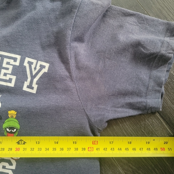 LOONEY TUNES Cartoon Character T-shirt Charcoal Womens Size S - Picture 5 of 6